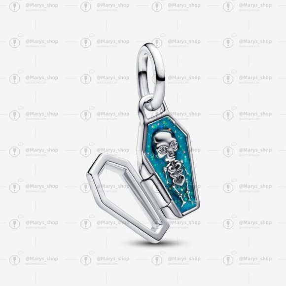 Pandora Openable Glow-in-the-dark Coffin Charm|Pendant - Picture 1 of 2